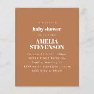 Budget-Minimalist-Baby-Shower-Terrakotta-Einladung