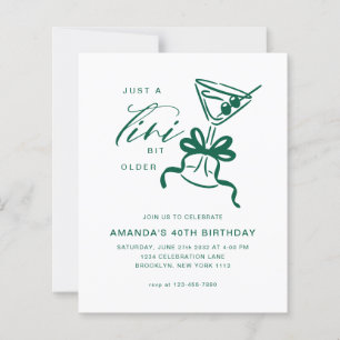 BUDGET Minimalist Martini Grün Geburtstag