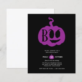 BUDGET Minimalistisch BOO Halloween-Bash-Party