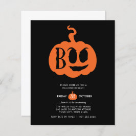 BUDGET Minimalistisch BOO Halloween-Bash-Party