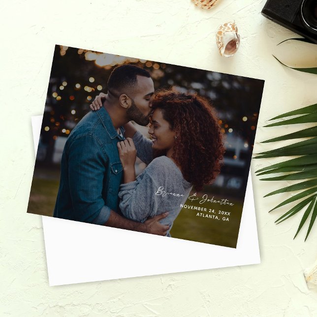 Budget Minimalistisch Chic Foto H Save the Date 2B (Von Creator hochgeladen)