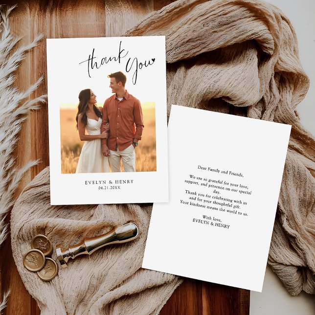 Budget Minimalistische handgeschriebene Skripte Da Mitteilungskarte (Von Creator hochgeladen)