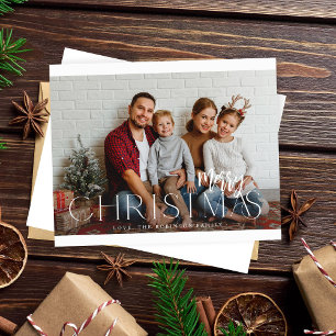 Budget MOD Ele Minimalistisch Frohe Weihnachts-Fot