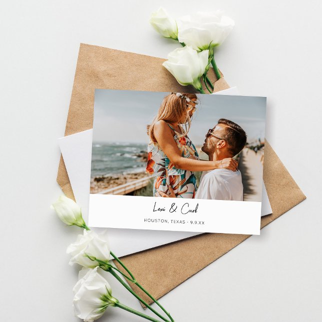 Budget MOD Para Foto Save the Date horizontal (Von Creator hochgeladen)