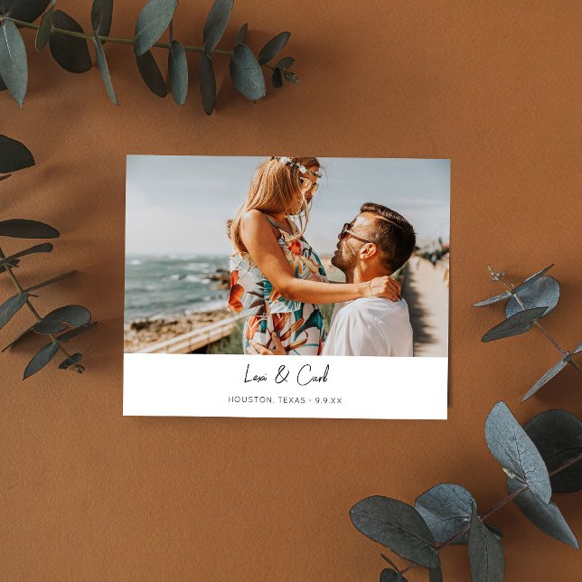 Budget MOD Para Foto Save the Date horizontal Flyer (Von Creator hochgeladen)