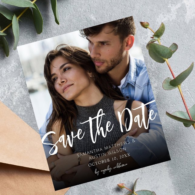 Budget MOD V Foto Save the Date kühl - Dunkel Flyer (Von Creator hochgeladen)