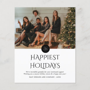 BUDGET Modern Black Company Logo Foto Weihnachten