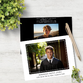 Budget Modern Foto Abschluss Einladung