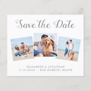 Budget Modern Foto Collage Save the Date