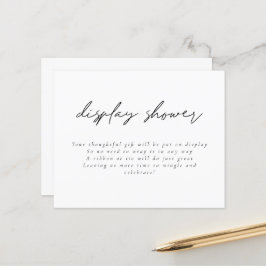 Budget Modern Script Display Brautparty Encl