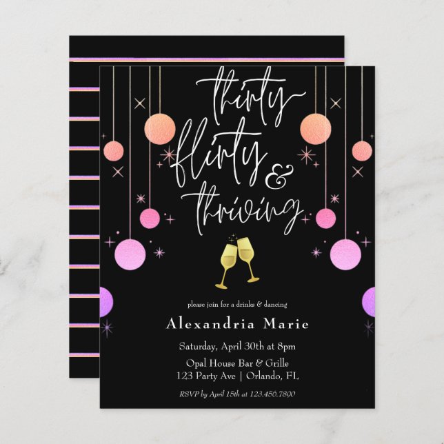 Budget Modern Sparkle "30 Kokett Thriving" (Vorne/Hinten)