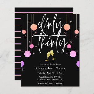 Budget Modern Sparkle "Dirty Thirty" 30. Geburtsta