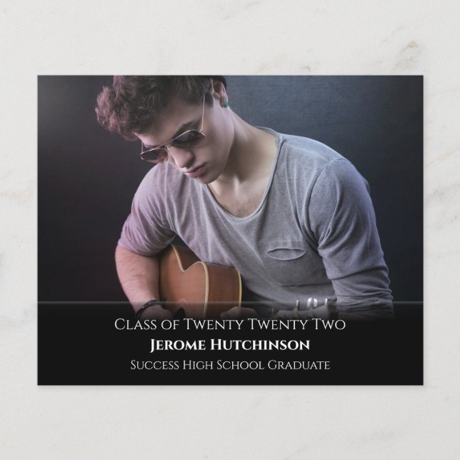 Budget Moderne Ankündigung des Abschlusses des Sch (Vorderseite)