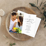 Budget Moderne Dusche für Fotos<br><div class="desc">** SATIN PAPIER IST PAPIERTHIN. AKTUALISIEREN SIE DAS PAPIER FÜR EIN BILDERPAPIER. HAT EINE OPTION FÜR ENVELOPES. *** Rette Geld für Einladungen mit dieser kleineren Einladung, die eine Option für Umschläge hat. Lassen Sie Ihre Gäste mit der Dusche des modernen Fotos und der phantastischen Hochzeitsfeier willkommen. Eine größere Version gewollt?...</div>