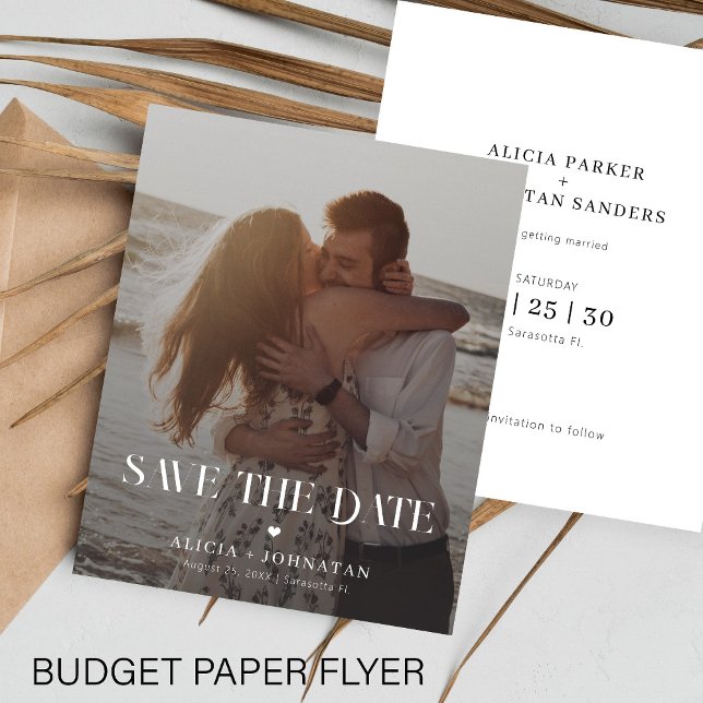 Budget Moderne Foto Hochzeit in Urlaubsort rett Da Flyer (Von Creator hochgeladen)