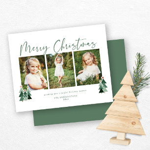 Budget Moderne frohe Weihnachtsbaumen Foto