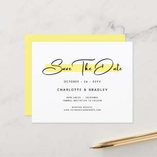 Budget Moderne Minimalistische Schrift Save the Da