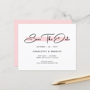 Budget Moderne Minimalistische Schrift Save the Da