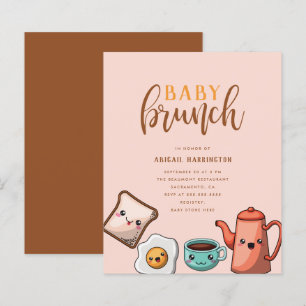 Budget Moderne Typografie Kawaii Baby Brunch
