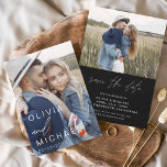 Budget Moderne Typografie Save the Date Foto Flyer<br><div class="desc">Ankündigen Sie Ihren großen Tag mit unserem Budget Boho Typografy Save the Date Foto Einladung. Diese erschwingliche Option kombiniert beides mit Charme und Personalisierung mühelos. Mit böhmisch inspiriert Typografie und Design erweckt es das freizügige Wesen und ist gleichzeitig preisgünstig. Die Aufnahme Ihres hochgeschätzten Verlobung-Fotos fügt eine persönliche Touch hinzu, die...</div>