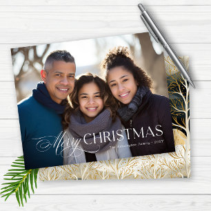 Budget Moderne Typografie Weihnachtsfeiertag Foto