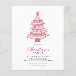 Budget Modernes festliches Weihnachtsbaum-Party