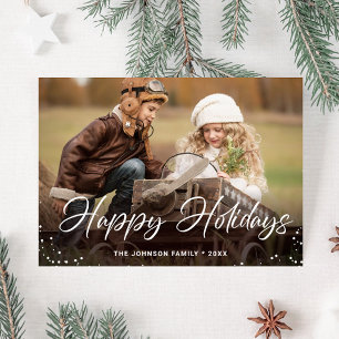 Budget Modernes FOTO Grußkarte Postkarte