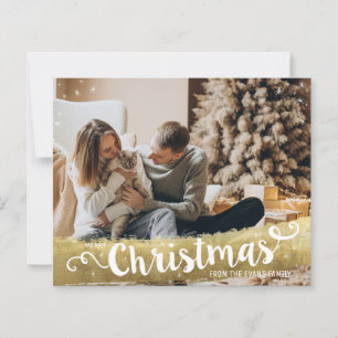 Budget Modernes Gold Frohe Weihnachten
