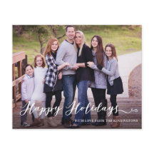 Budget Modernes Happy Holidays Handgeschriebenes F