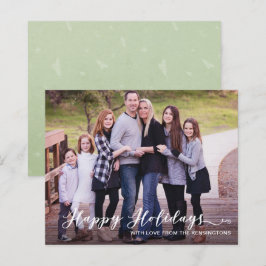 Budget Modernes Happy Holidays Handgeschriebenes F