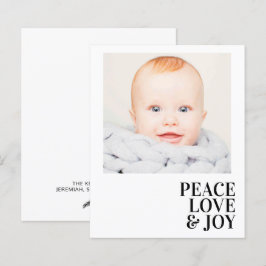 Budget Modernes Minimal Peace Liebe Joy Holiday Fo