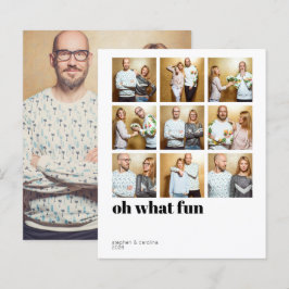 Budget Modernes minimales Collage Holiday Foto