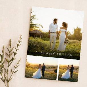 Budget Modernes Minimalistisches Foto Hochzeit Ein