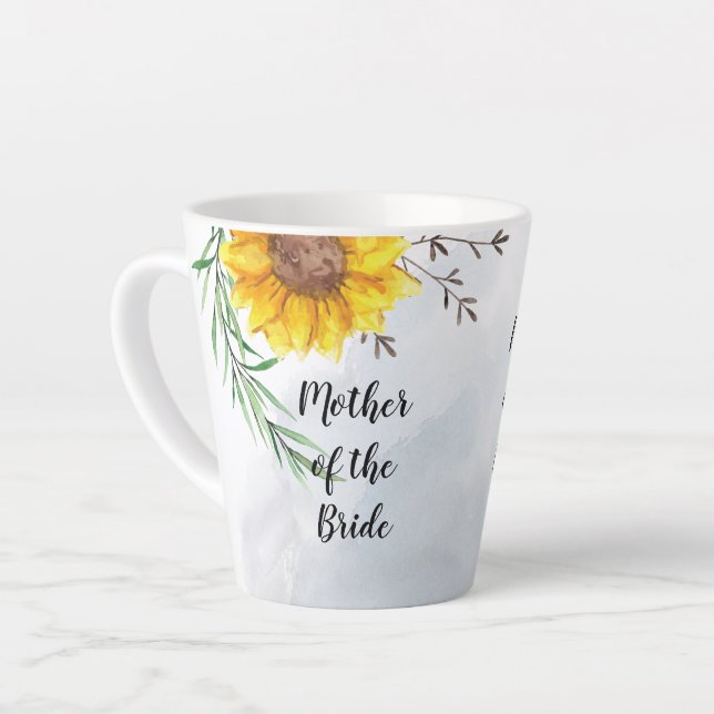 BUDGET Mother Bride Groom Hochzeit Geschenke Sonne Milchtasse (Linke Ecke)