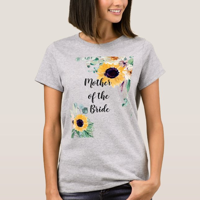 BUDGET Mother Bride Groom Hochzeit Geschenke Sonne T-Shirt (Vorderseite)