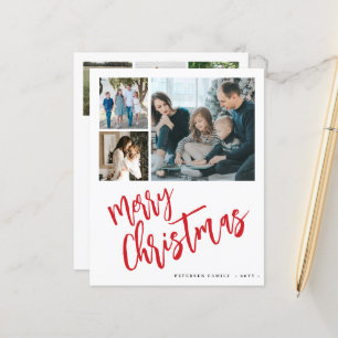Budget Multi 6 Foto Frohe Weihnachtskarte