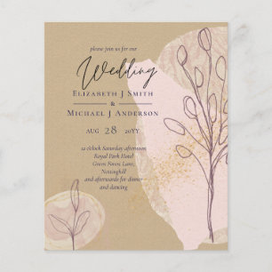 BUDGET Natural Earth Rustikale Hochzeit im Herbst