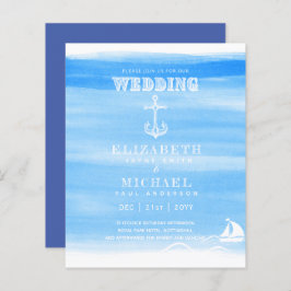 BUDGET Nautical Sailing Hochzeit in Urlaubsort lad