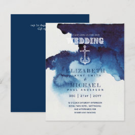 BUDGET Nautical Sailing Hochzeit in Urlaubsort lad