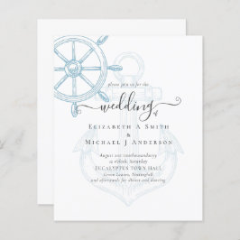 BUDGET Nautical Ships Wheding