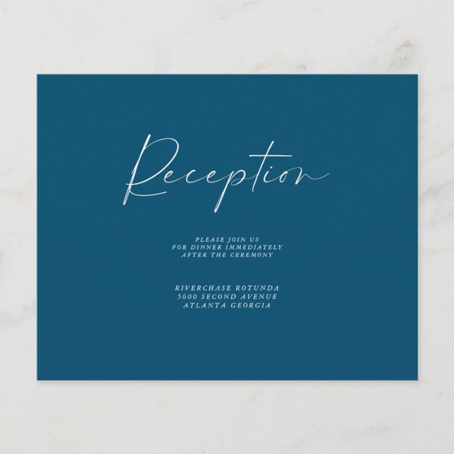 Budget Navy Empfang Information Insert Flyer (Vorne)