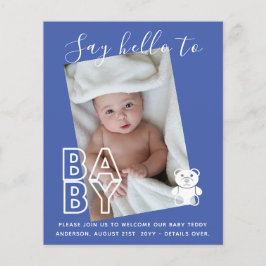 BUDGET Neue Baby FOTO Cards - Moderner Fun Girl Bo