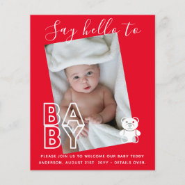 BUDGET Neue Baby FOTO Cards - Moderner Fun Girl Bo