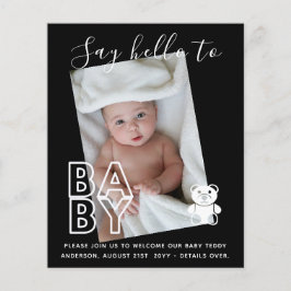 BUDGET Neue Baby FOTO Cards - Moderner Fun Girl Bo