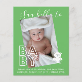 BUDGET Neue Baby FOTO Cards - Moderner Fun Girl Bo