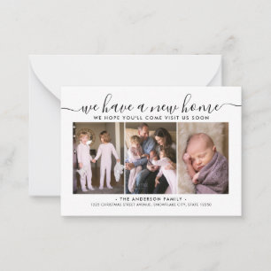 Budget Neue Zuhause-Adresse Moved 3 Foto Moving Ca Mitteilungskarte