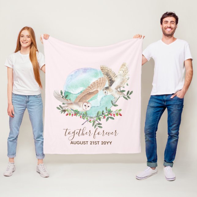 BUDGET Neuerscheinungen Custom Wedding Geschenke O Fleecedecke (Beispiel)