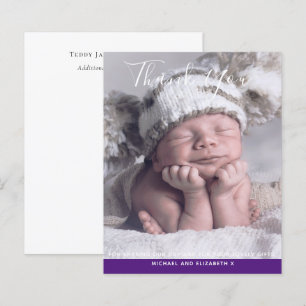 BUDGET Neues Baby FOTO DANKEN Karten