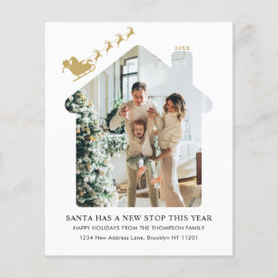 BUDGET Neues Zuhause Foto Goldener Weihnachtsmann-