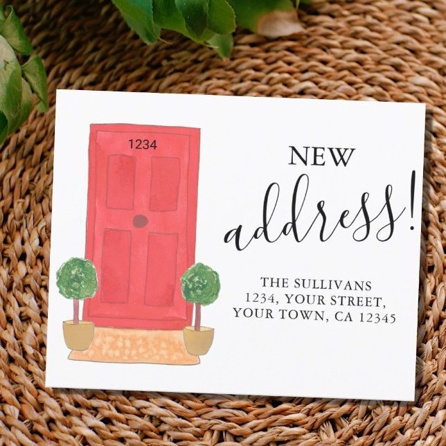 Budget New Address Front Dove Moving Ankündigung (Von Creator hochgeladen)